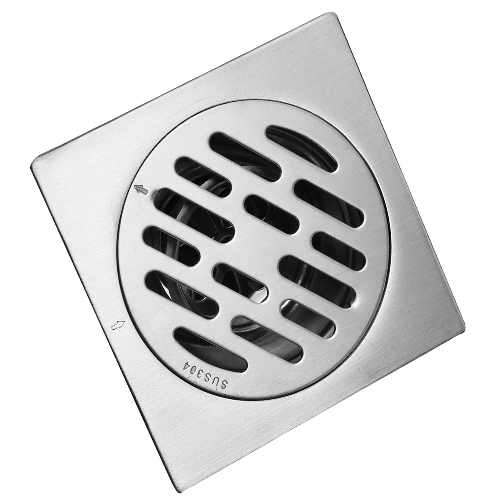 Thick Stainless Steel Square Antiodor Bathroom Floor Drain Cover Waste Gate view 8