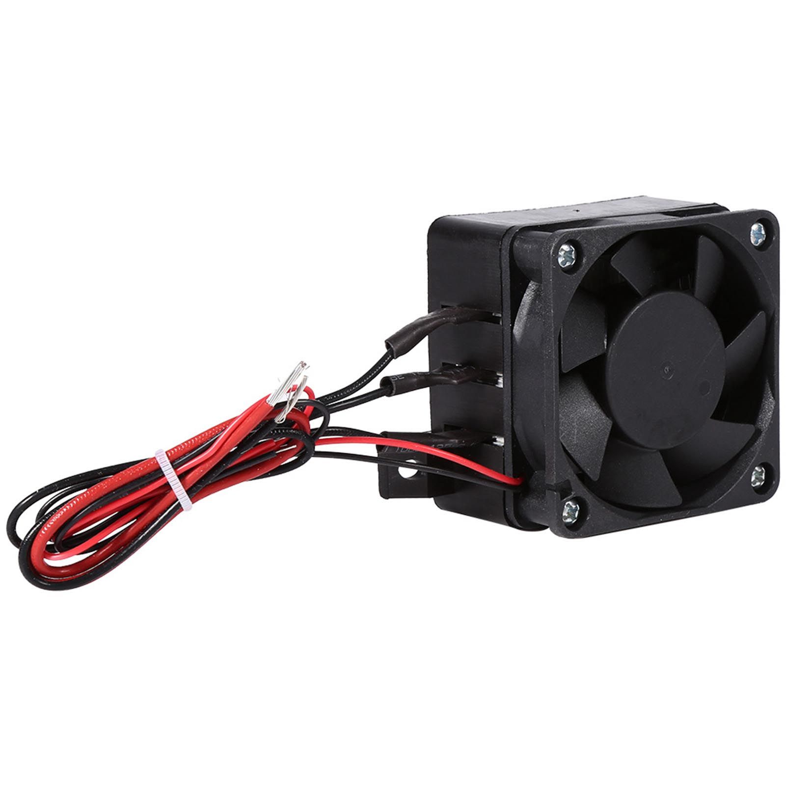 100W 12V Energy Saving PTC Car Fan Air Heater Constant Temperature Heating view 3