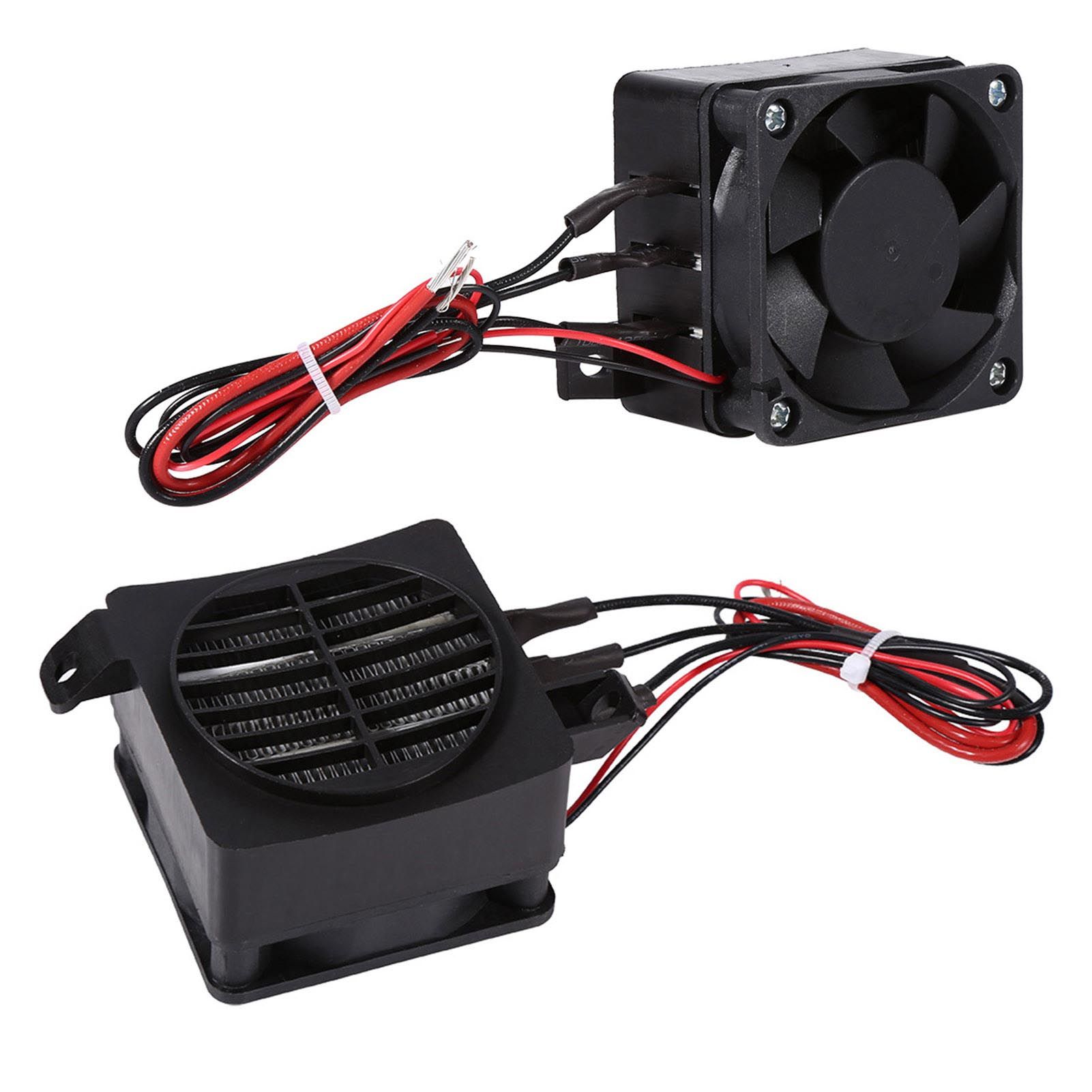 100W 12V Energy Saving PTC Car Fan Air Heater Constant Temperature Heating view 12