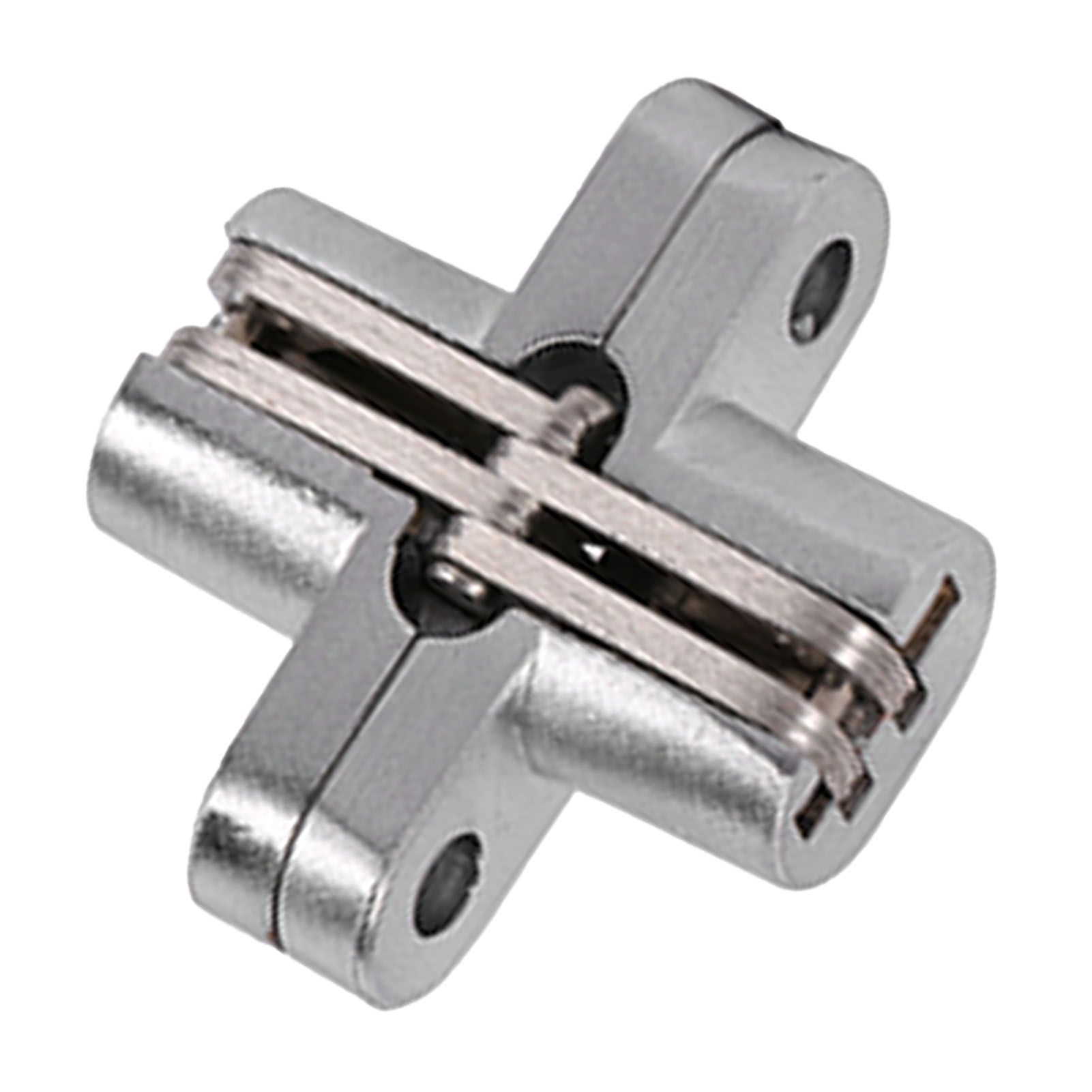 180 Degree Zinc Alloy Invisible Folding Door Cross Hidden Hinges (43.7mm) view 5