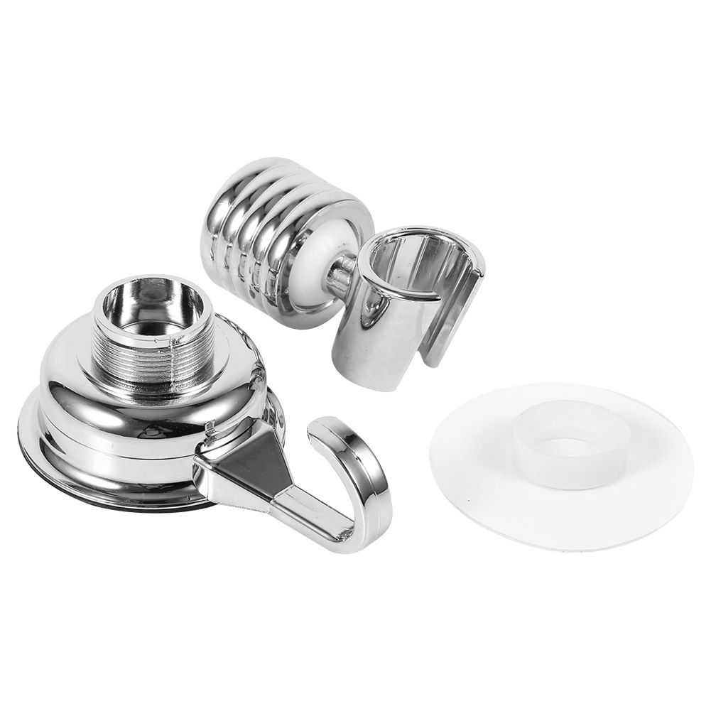 ABS 360 Degree Attached Adjustable Bathroom Shower Head Base Bracket Holder view 9