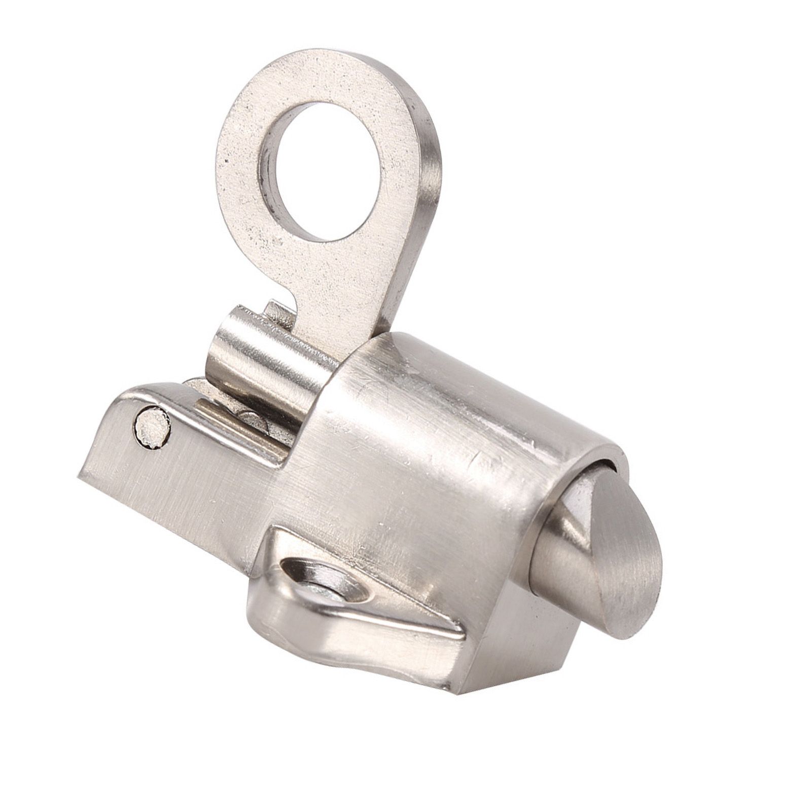 Window Gate Security Pull Ring Spring Bounce Door Bolt Aluminum Latch Lock view 6
