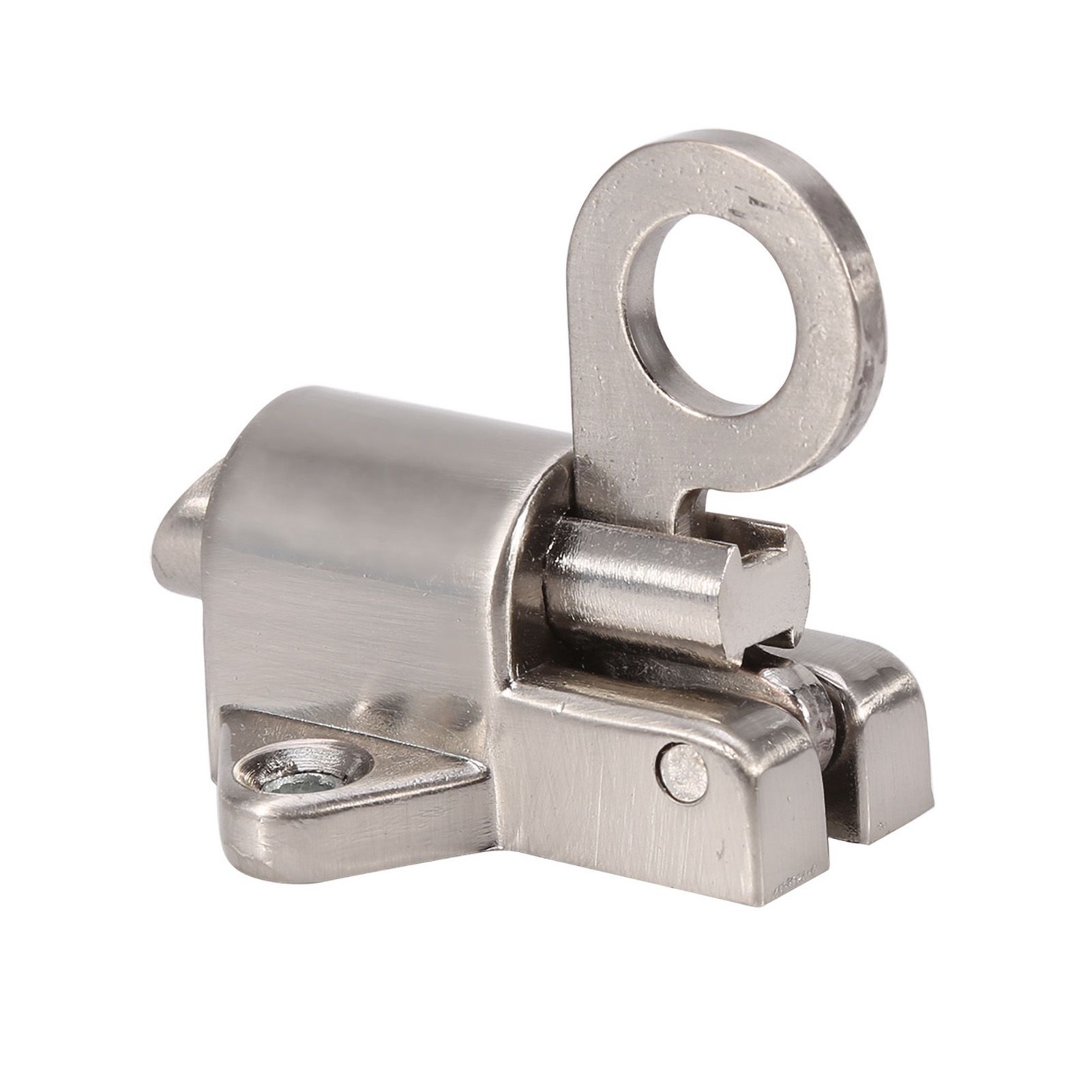 Window Gate Security Pull Ring Spring Bounce Door Bolt Aluminum Latch Lock view 10