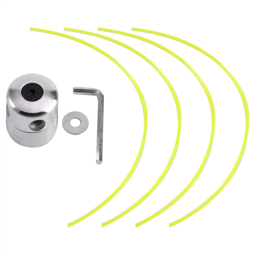 Universal Aluminium Alloy Strimmer Trimmer Head String Set for Gasoline Grass