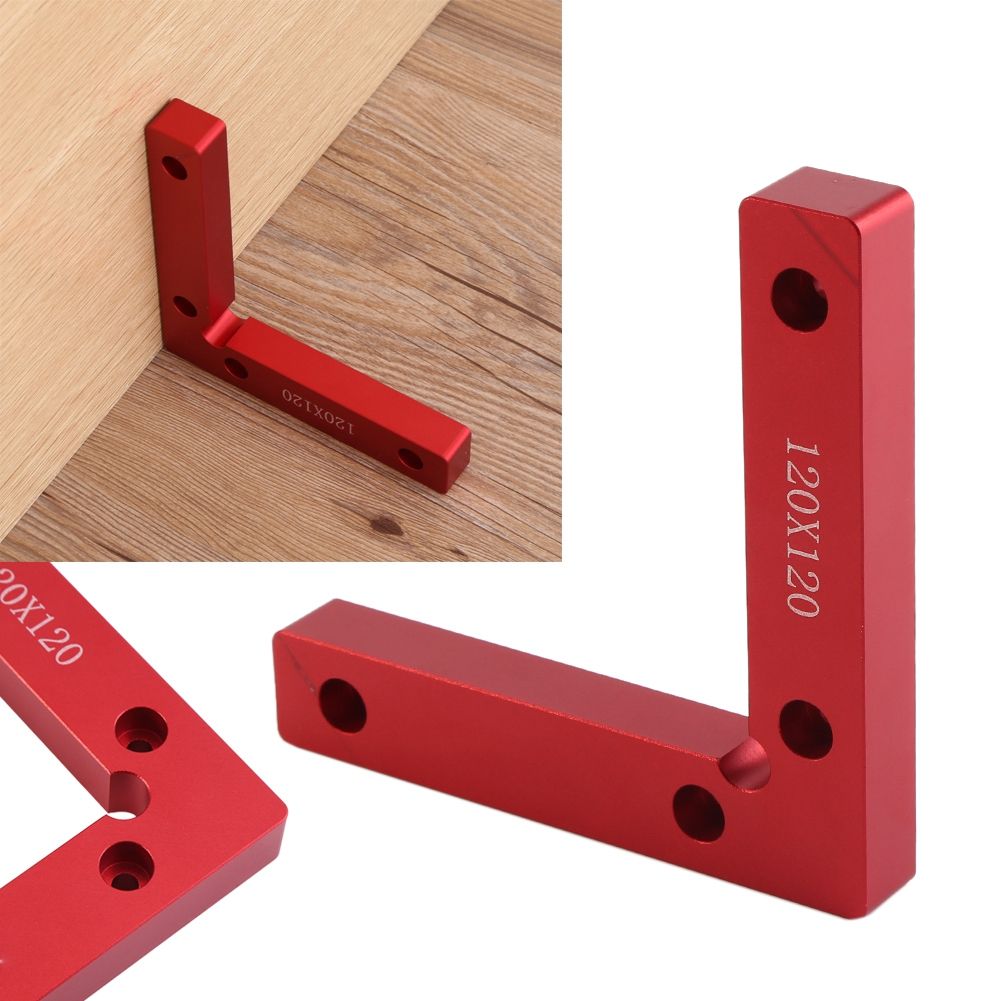 Aluminium Alloy L Shape 90 Degree Right Angle Corner Clamp Wood Metal Welding view 3