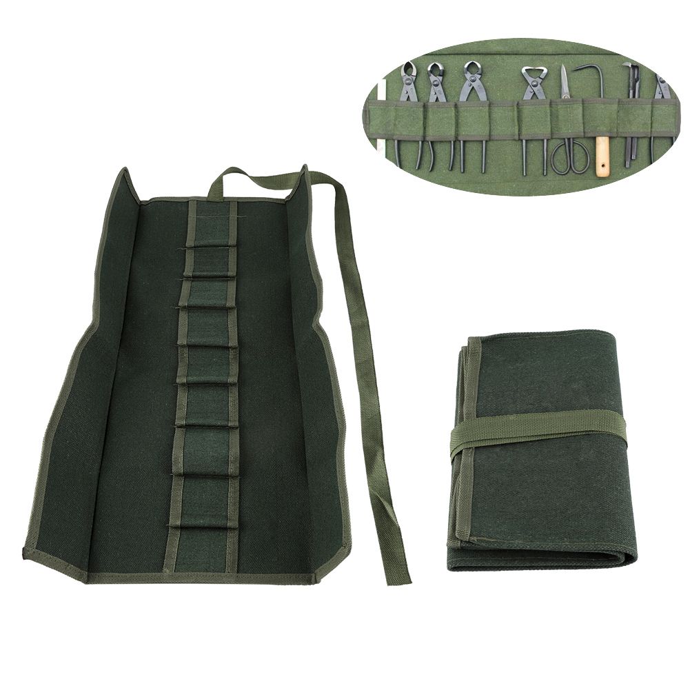 1Pc Canvas Gardening Handle Portable Multifunctional Storage Package Tool Set view 8