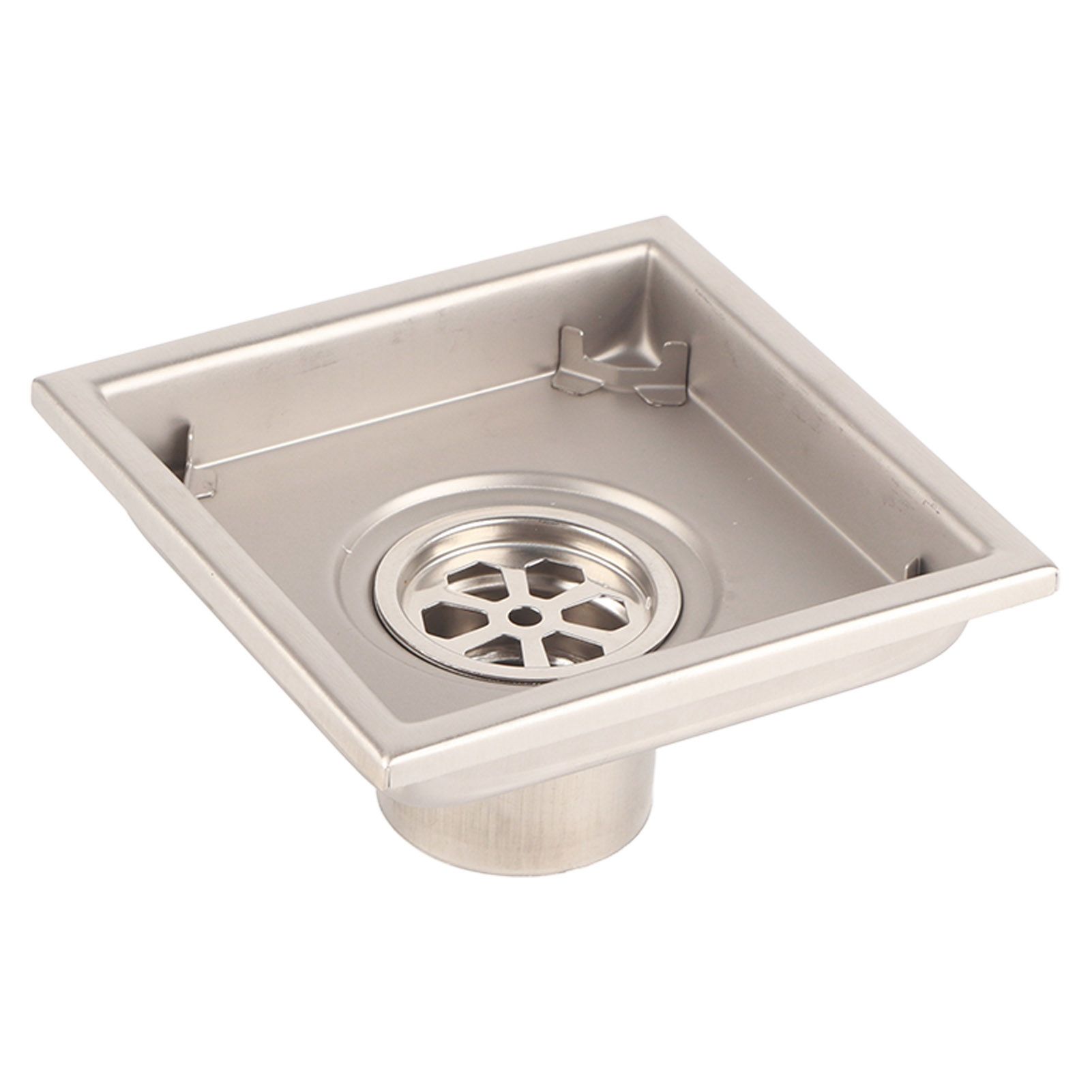 Home Stainless Steel Square Shape Antiodor Bathroom Floor Drain Waste Gate view 12