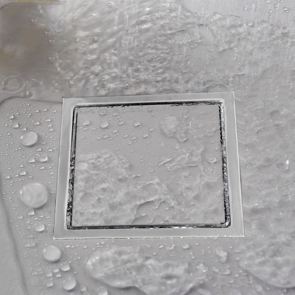 Home Stainless Steel Square Shape Anti odor Bathroom Floor Drain Waste Gate view 5