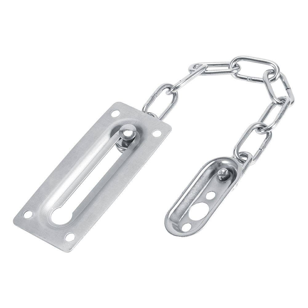 Stainless Steel Safety Guard Door Chain Security Lock Latch With Screws(Silver) view 7