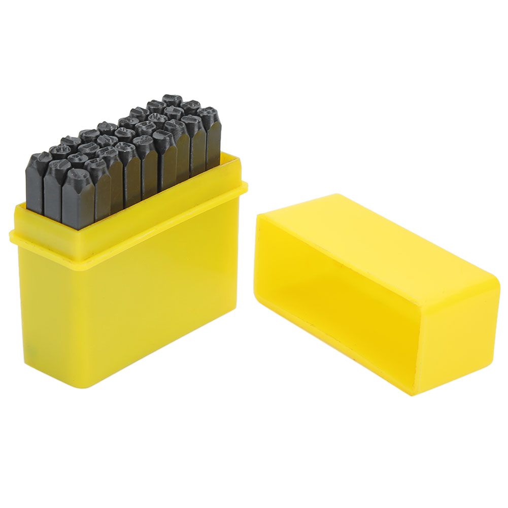 4mm Craft Letters A-Z Punch Stamps Set High Carbon Steel Metal Leather Tool view 2