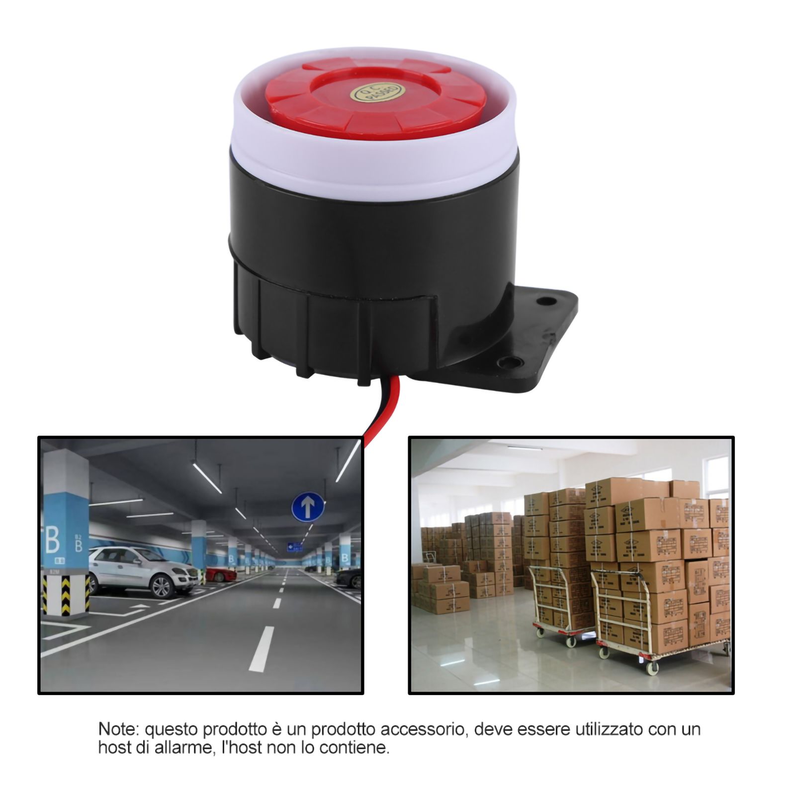 DC 12V Wired Mini Alarm Horn Home Security 110 dB Sound Alarming System view 14