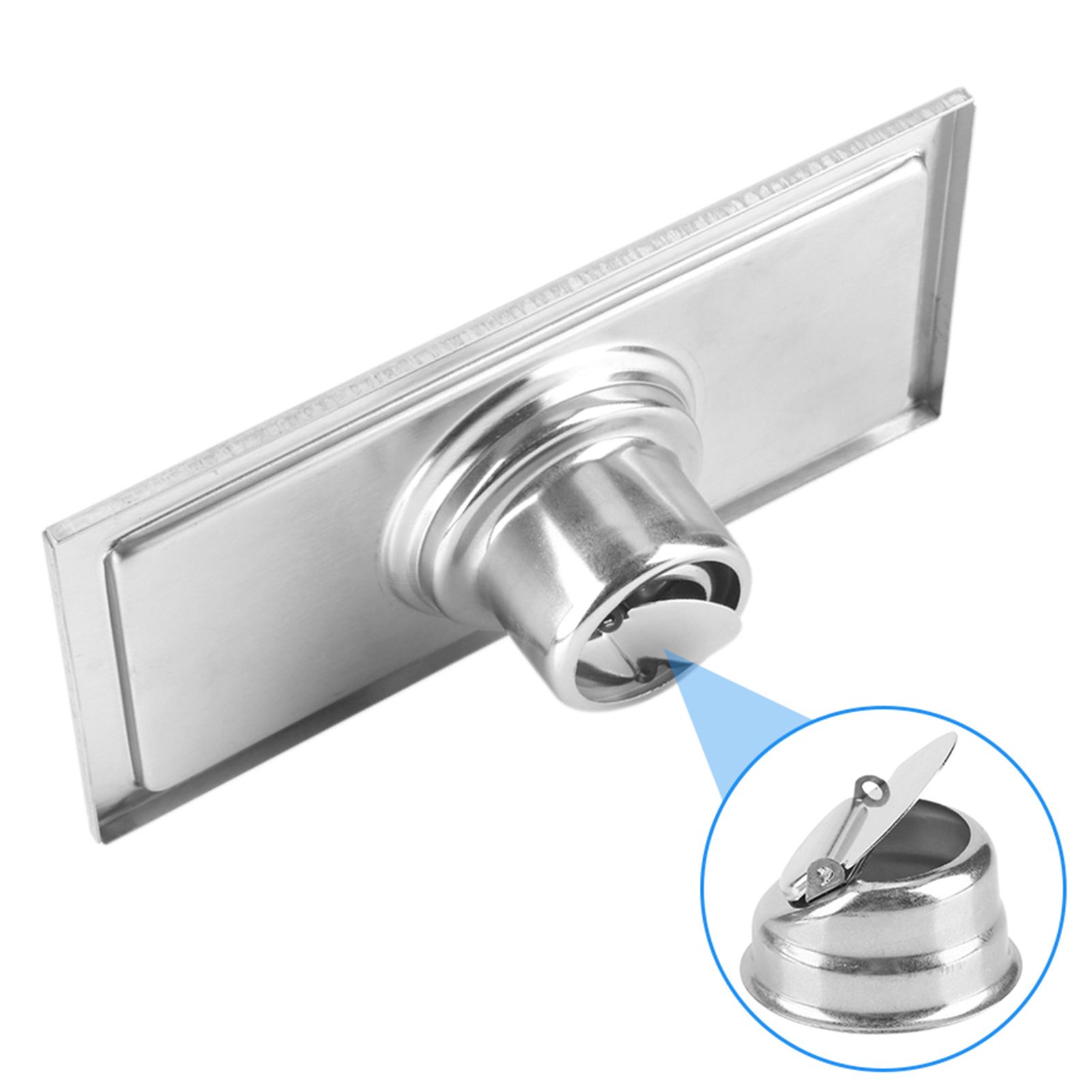 20x10cm Rectangle Stainless Steel Floor Drain Bathroom Shower Kitchen Waste Grate view 12