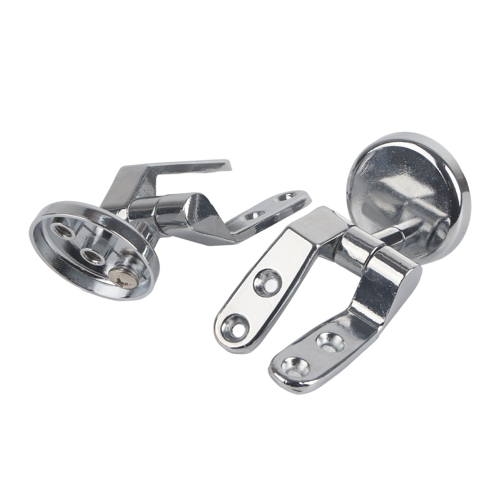 Replacement Toilet Seat Hinge Chrome Hinge With Fittings Bathroom Hotel Set view 4