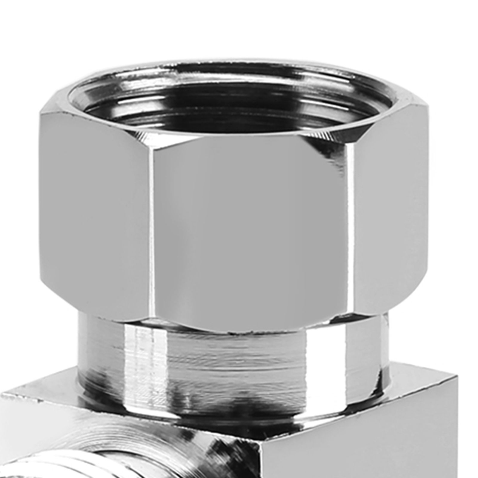 3 Way Brass Chrome Diverter G1/2" T Shape Adapter Value for Shower Arm Mounted view 15