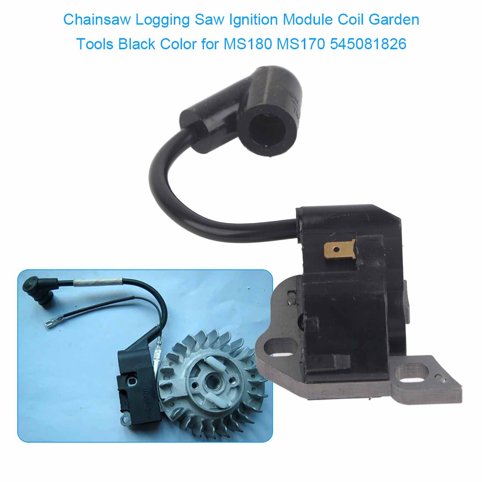 Chainsaw Logging Saw Ignition Module Coil Garden Tools Black Color for MS180 MS170 view 11