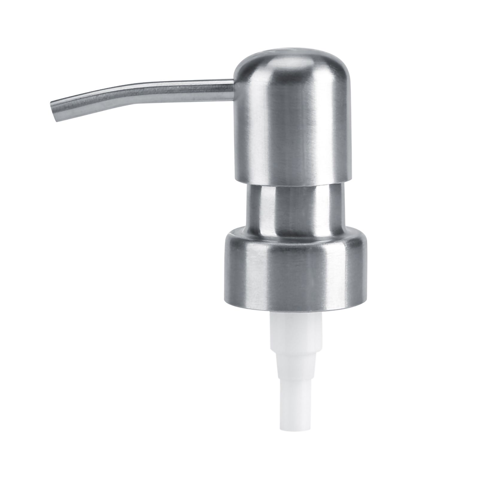 1Pc 304 Stainless Steel Liquid Soap Shampoo Silvery white Pump Kitchen view 2