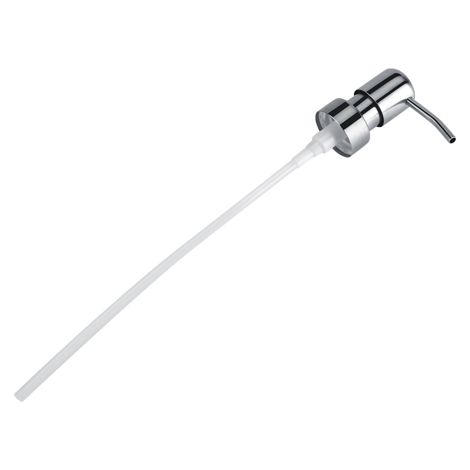 1Pc 304 Stainless Steel Liquid Soap Shampoo Silvery white Pump Kitchen view 3