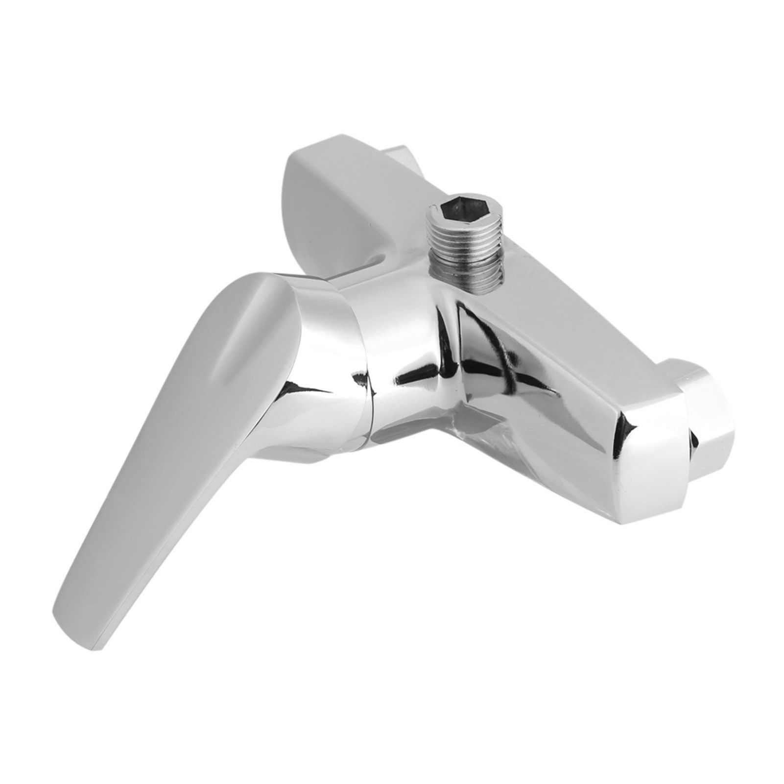Zinc Alloy Bathroom Bathtub Single Handle Faucet Wall Mounted Bath Shower view 4