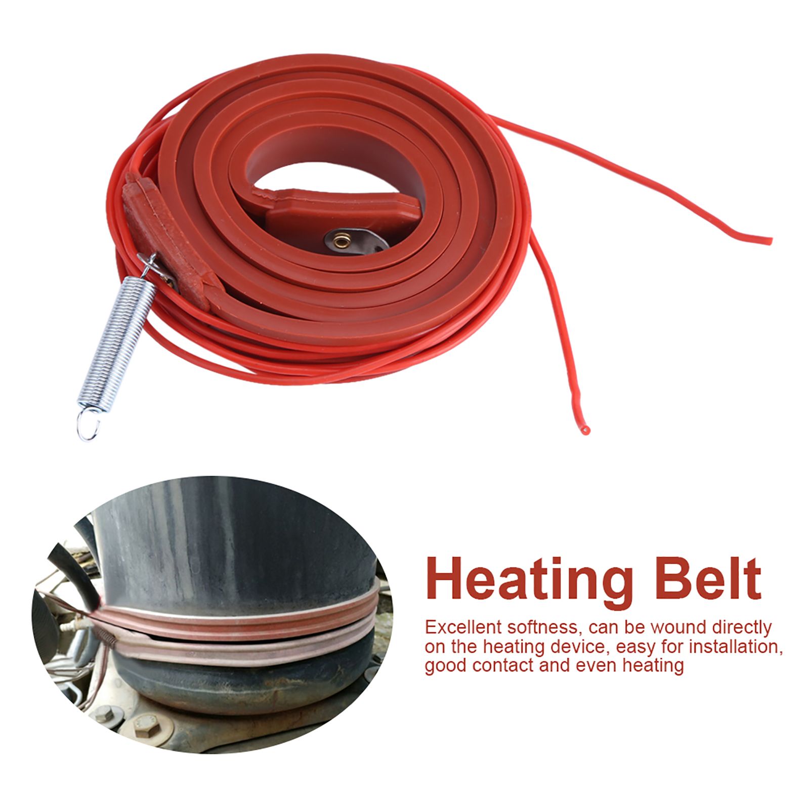 75W 220V Multipurpose Heater Strip Pipe Conditioner Compressor Wine Beer Brew view 4