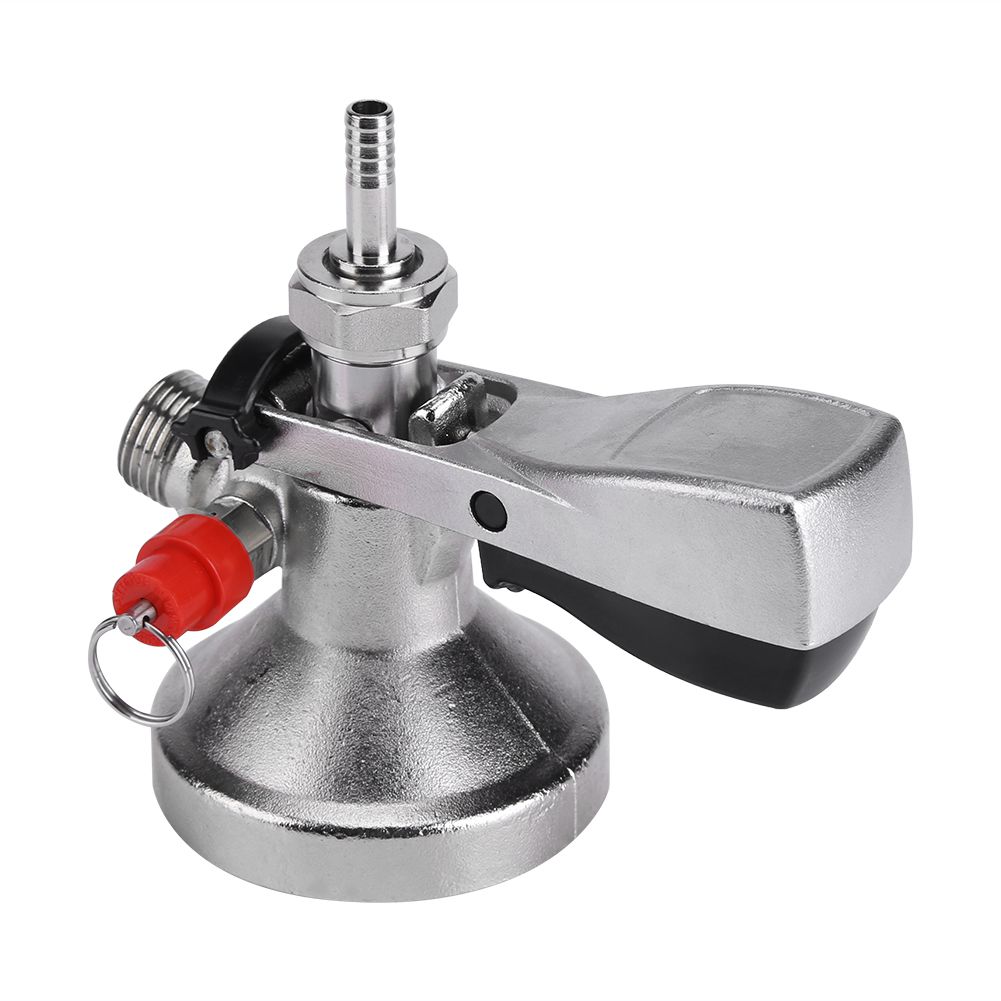 G Type Keg Stainless Steel Coupler Draft Beer Dispenser Brew w Air Valve Home view 5