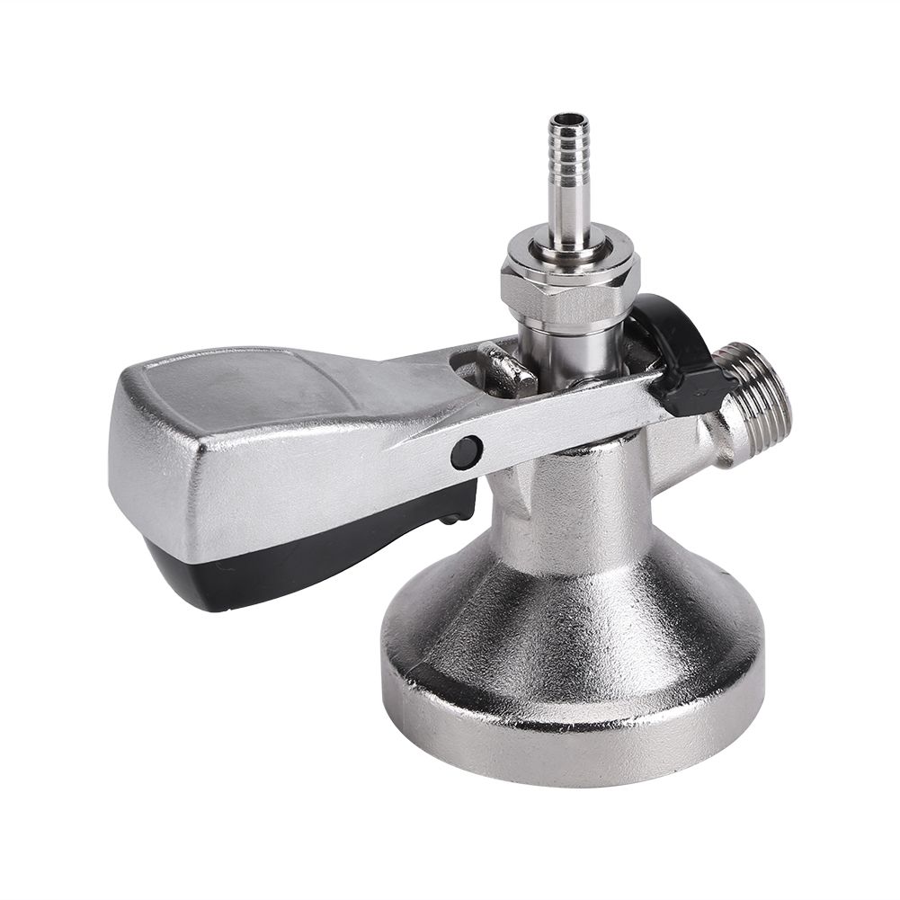 G Type Keg Stainless Steel Coupler Draft Beer Dispenser Brew w Air Valve Home view 7