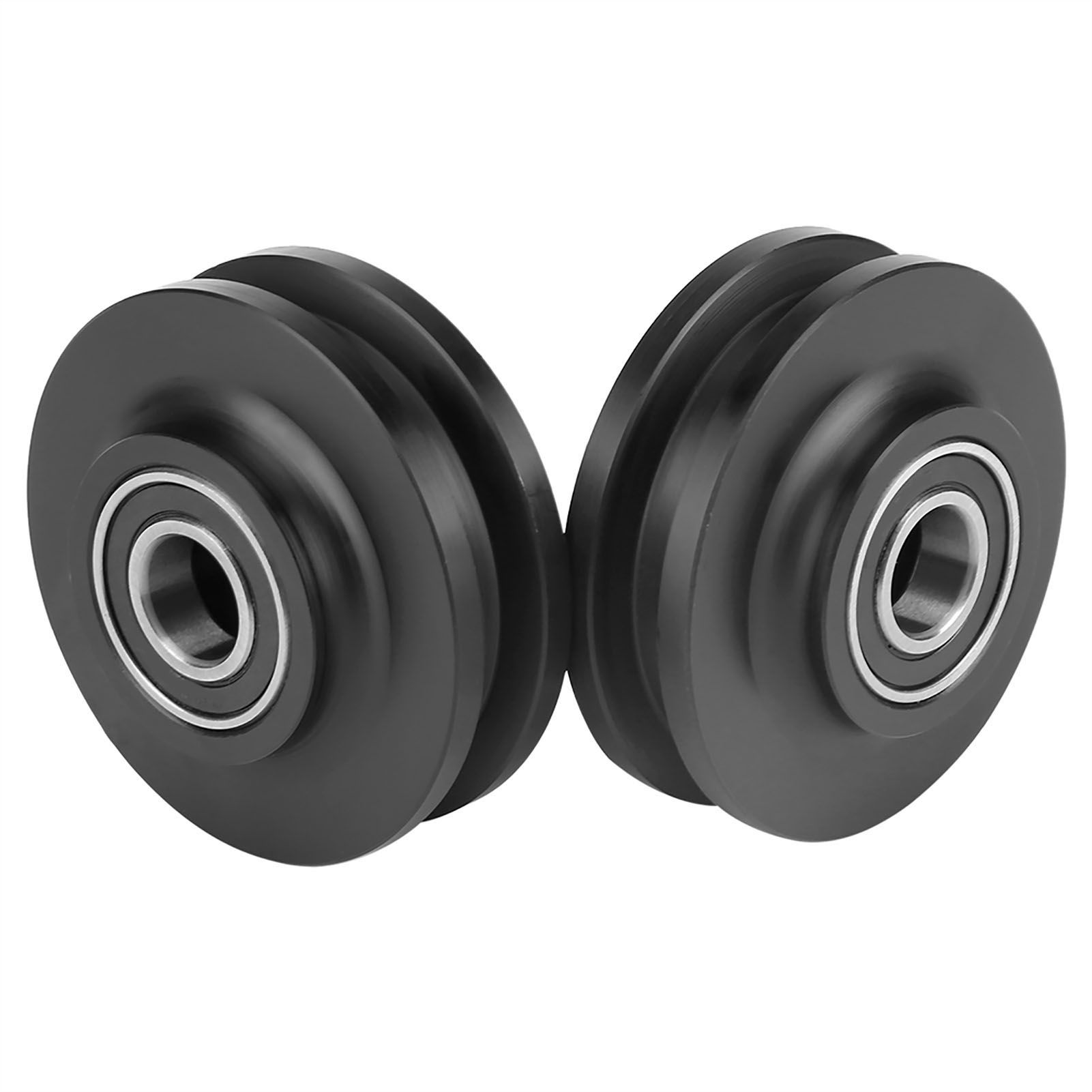 2Pcs Sliding Barn Door Wheel Closet Hardware Roller Cabinet Window Pulley Home Use view 7