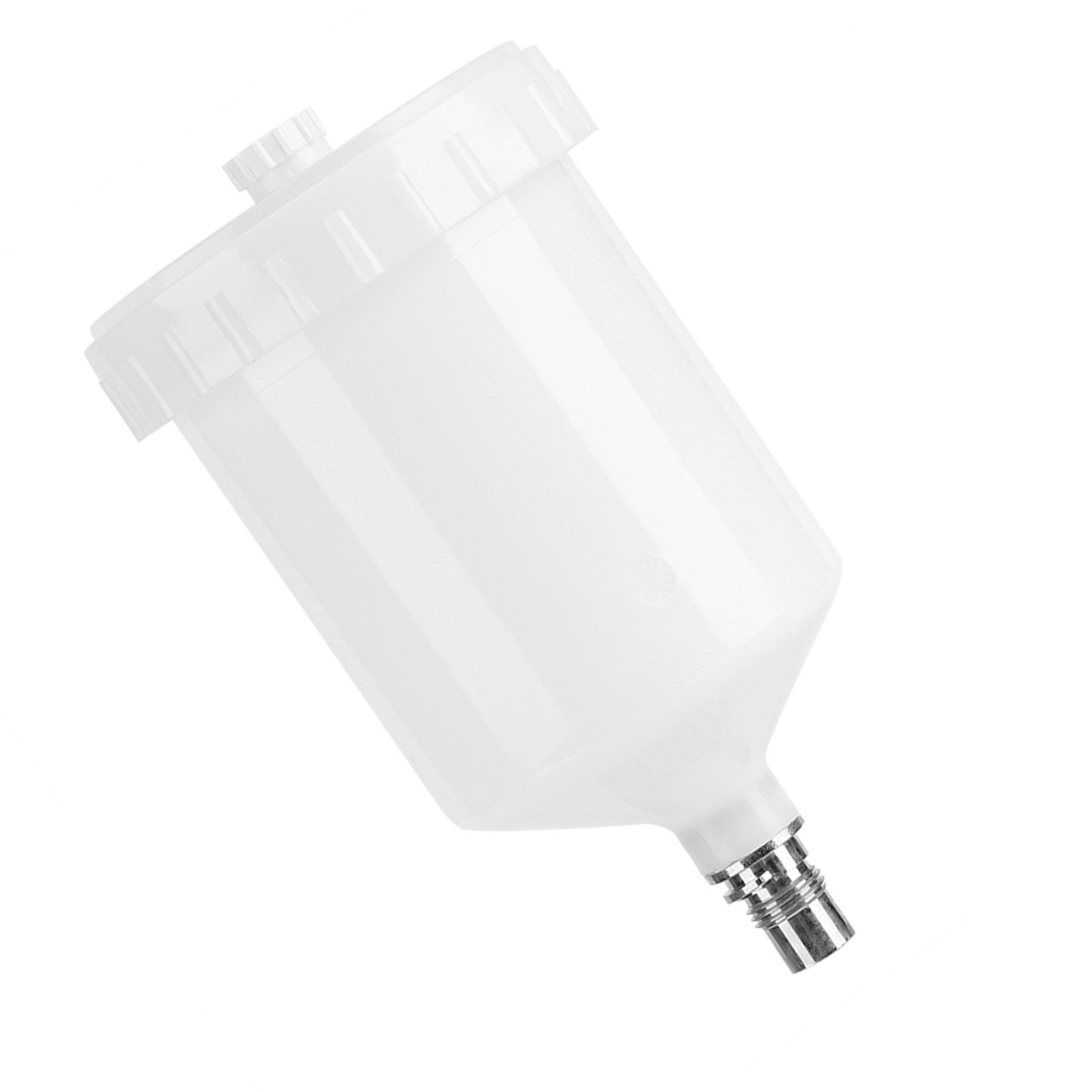 Plastic Cup Air Gravity Paint Pot Thread Connector for Spray Gun Tool 600ml view 4