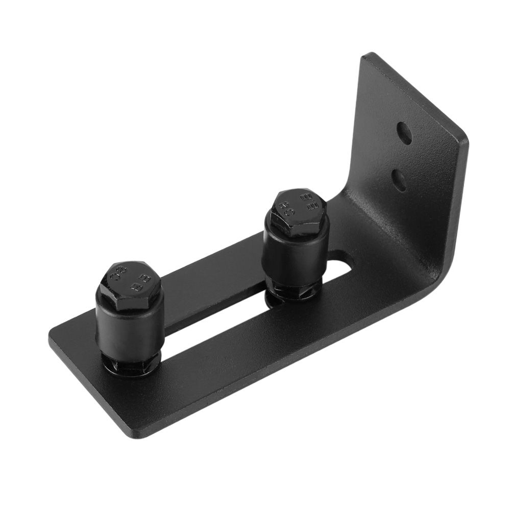 Carbon Steel Adjustable Wall Mount Sliding Barn Door Bottom Floor Guide Hardware view 2