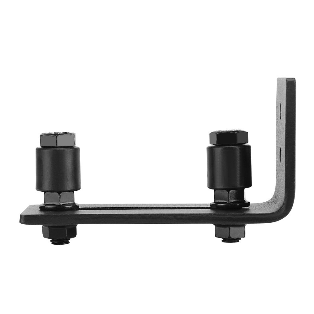 Carbon Steel Adjustable Wall Mount Sliding Barn Door Bottom Floor Guide Hardware view 3