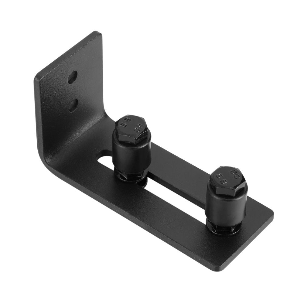 Carbon Steel Adjustable Wall Mount Sliding Barn Door Bottom Floor Guide Hardware view 4