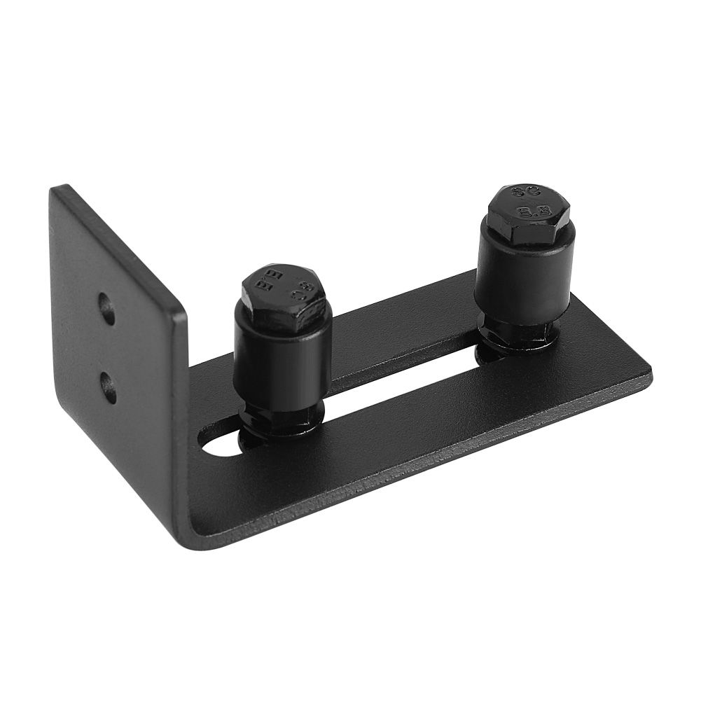Carbon Steel Adjustable Wall Mount Sliding Barn Door Bottom Floor Guide Hardware view 9