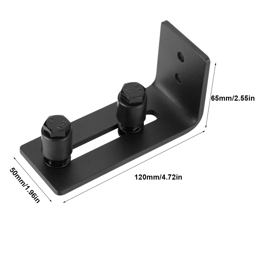 Carbon Steel Adjustable Wall Mount Sliding Barn Door Bottom Floor Guide Hardware view 10