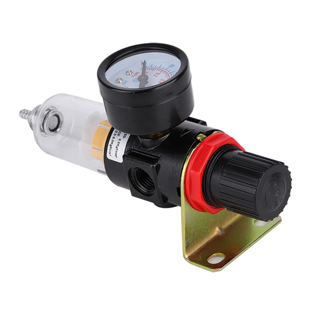 1/4" Air Compressor Filter Regulator Water Pressure Moisture Trap Separator view 5
