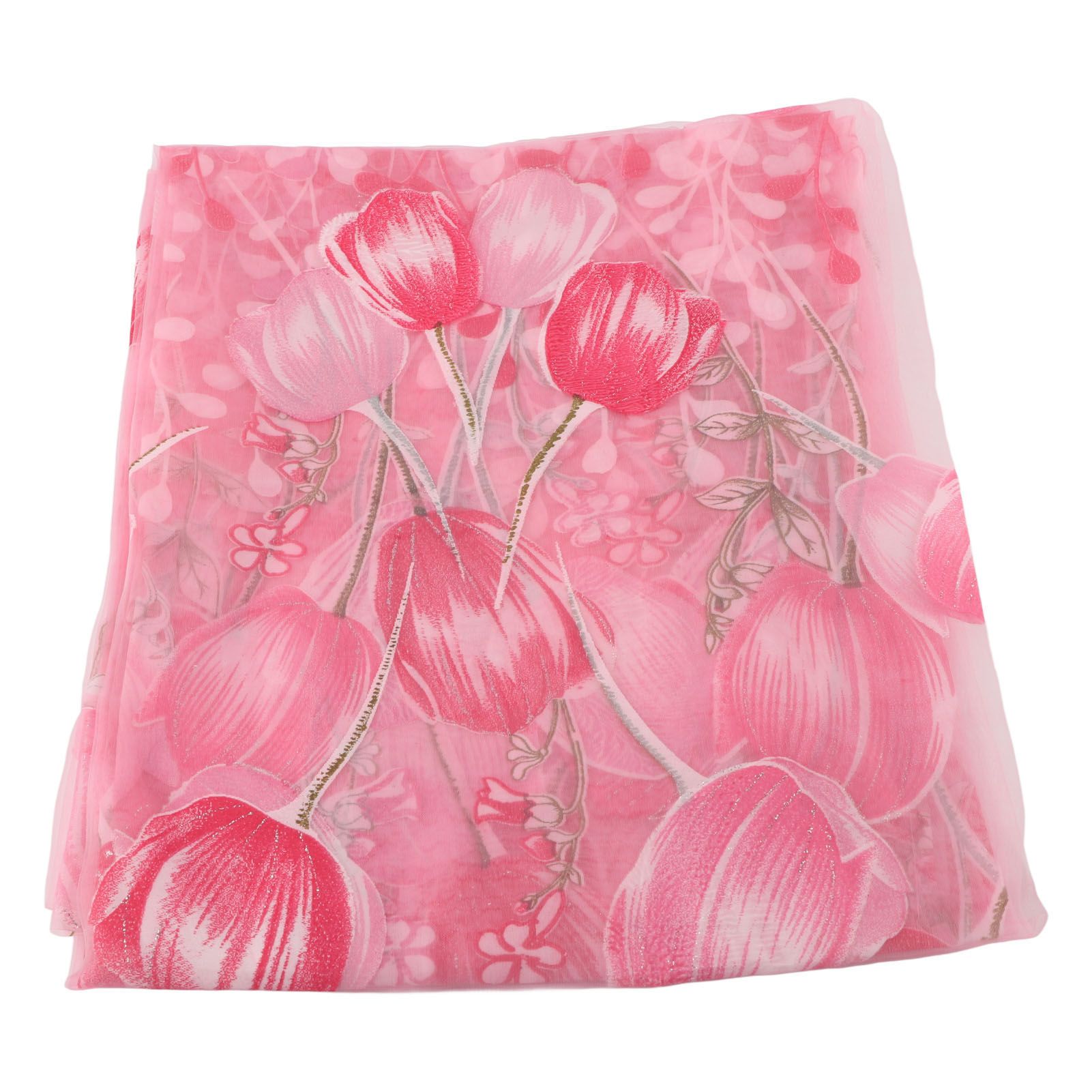 100*200cm Tulips Printing Tulle Curtains Sheer Drape Balcony Window Decoration view 7