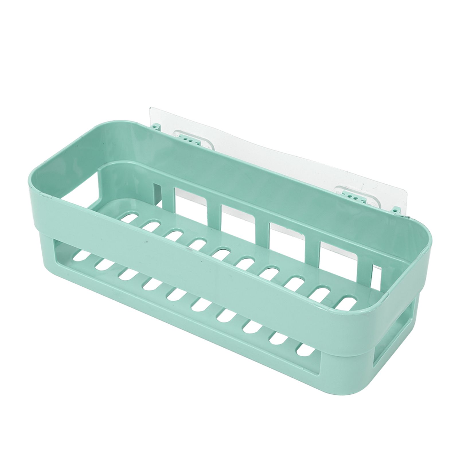 1Pc New Stick Type Bathroom Kitchen Corner Wall Storage Rack Organizer Shower view 5