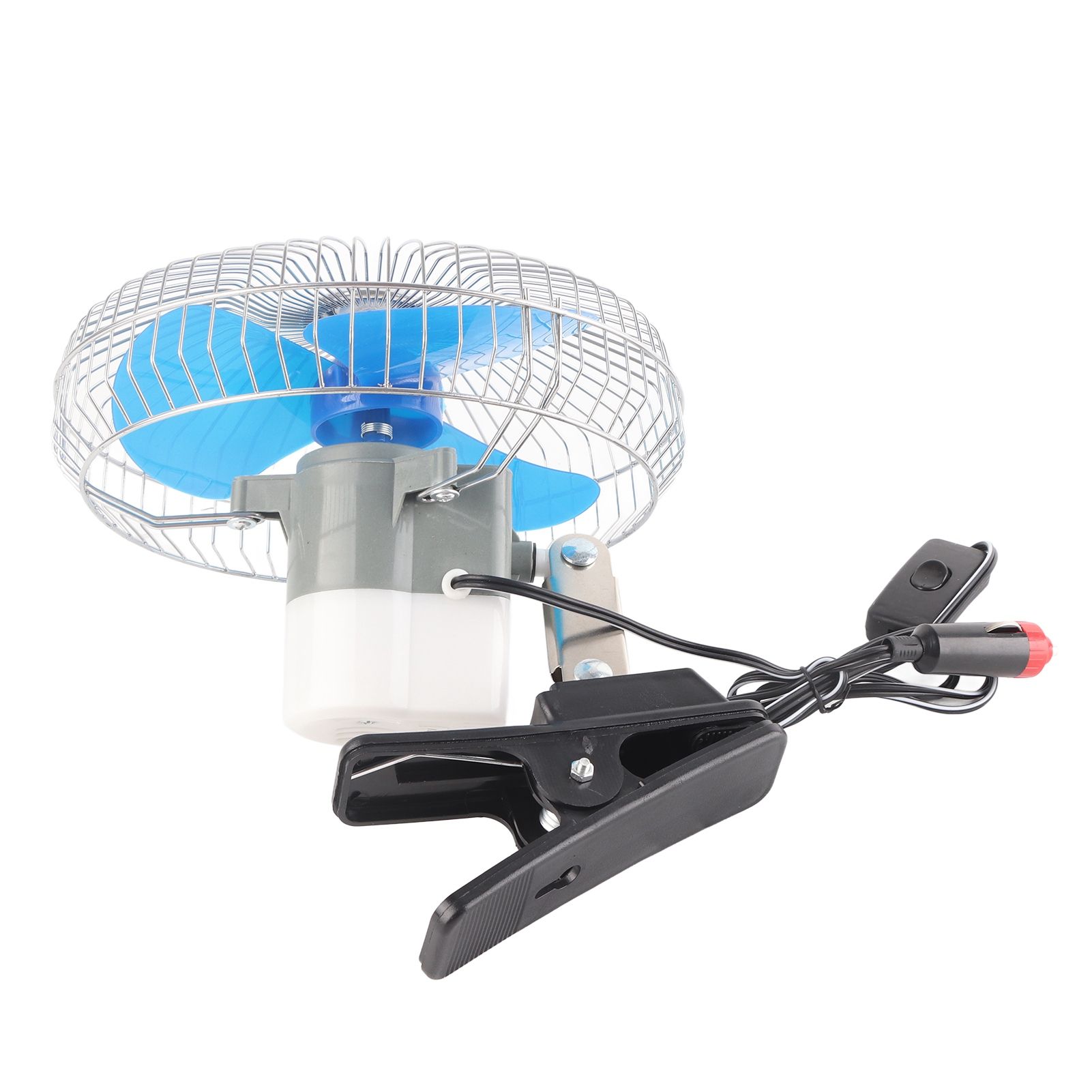 12V 25W Mini Portable Auto Vehicle Clip On Cooling Oscillating Fan for Car view 7
