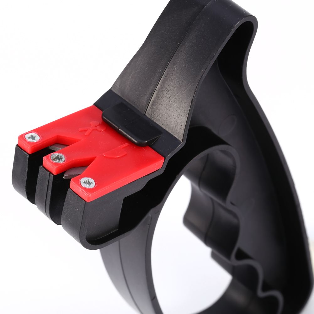 Professional 2 in 1 Handheld Scissors Knife Blade Cutter Sharpener Tools New view 7