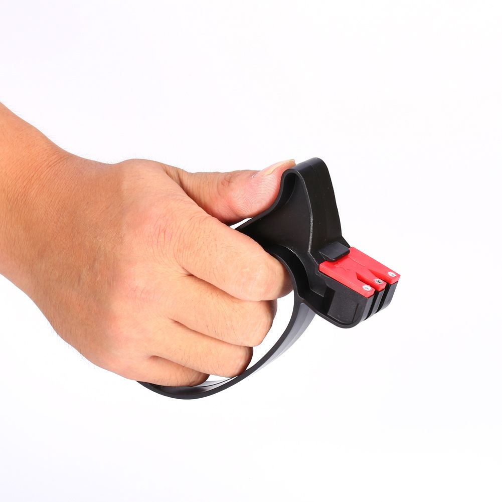 Professional 2 in 1 Handheld Scissors Knife Blade Cutter Sharpener Tools New view 9