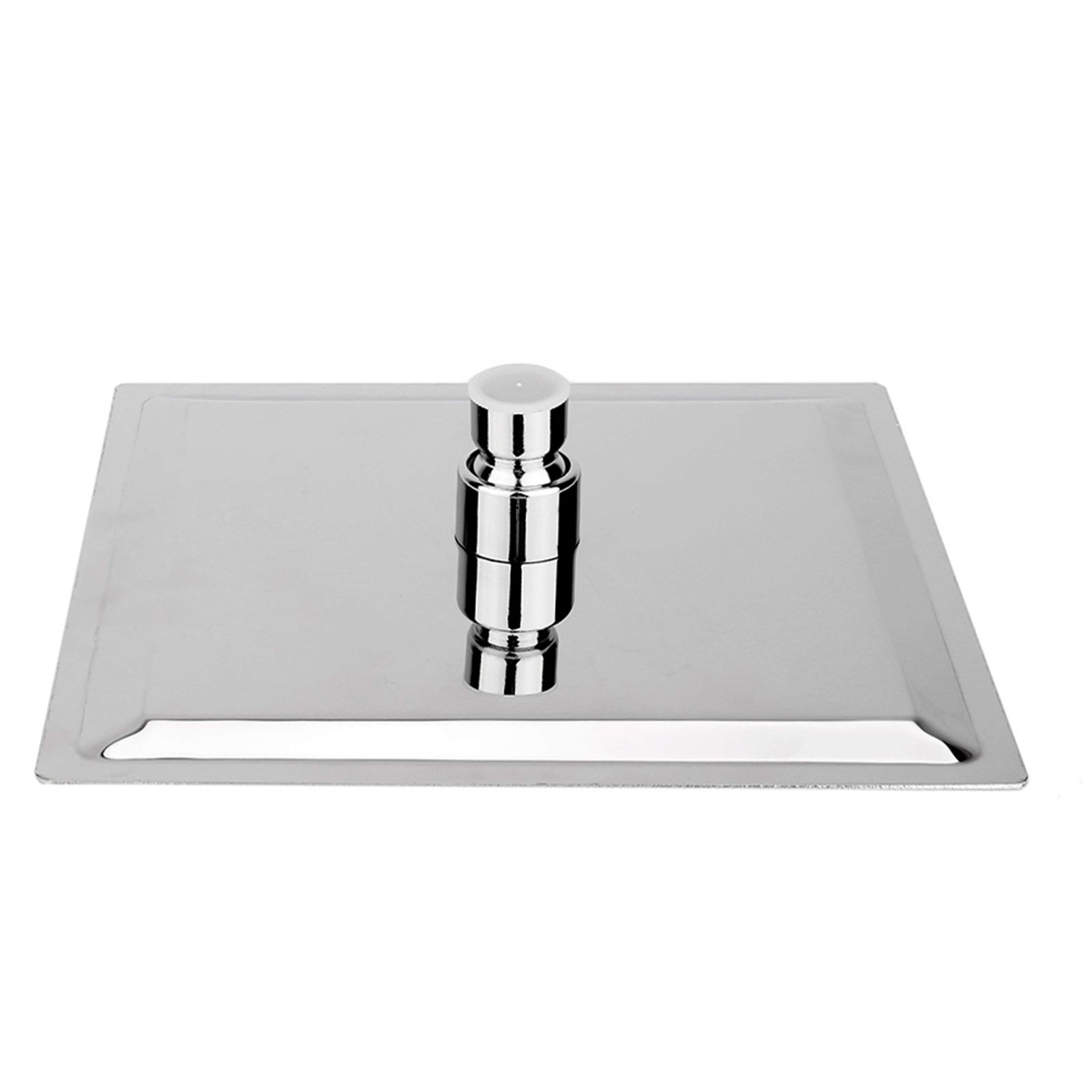 1Pcs Celling Mounted 8" Stainless Steel Rainfall Shower Head Chrome Bathroom — image 1