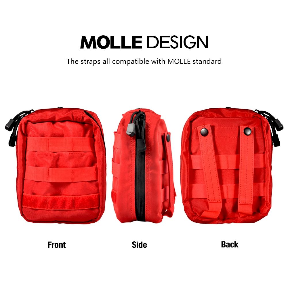 First Aid Medical Bag Pouch Backpack for Travel Camping Cycling view 4