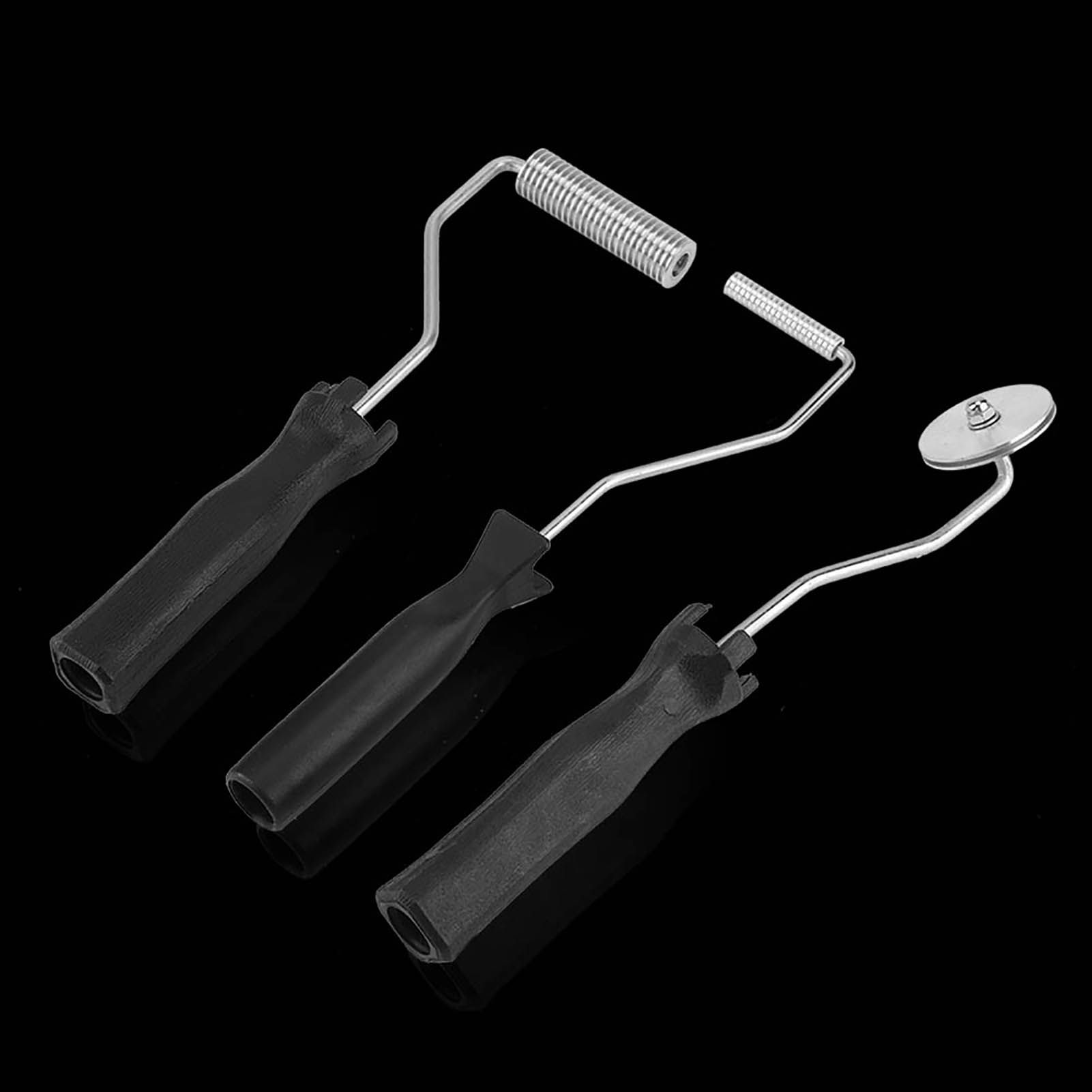 Aluminum Alloy Fiberglass Bubble Laminating Roller ABS Handle for GRP FRP view 3