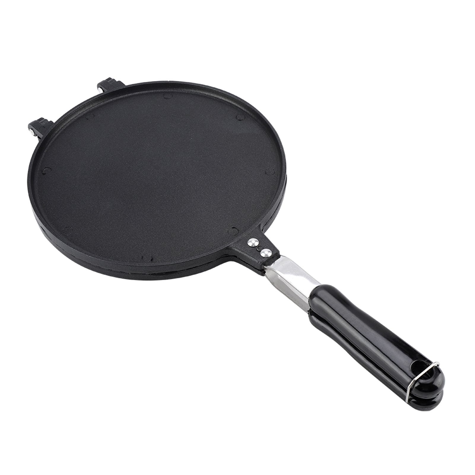 Household Kitchen Gas NOn Stick Egg Roll Waffle Cone Maker Pan Mold Press view 2