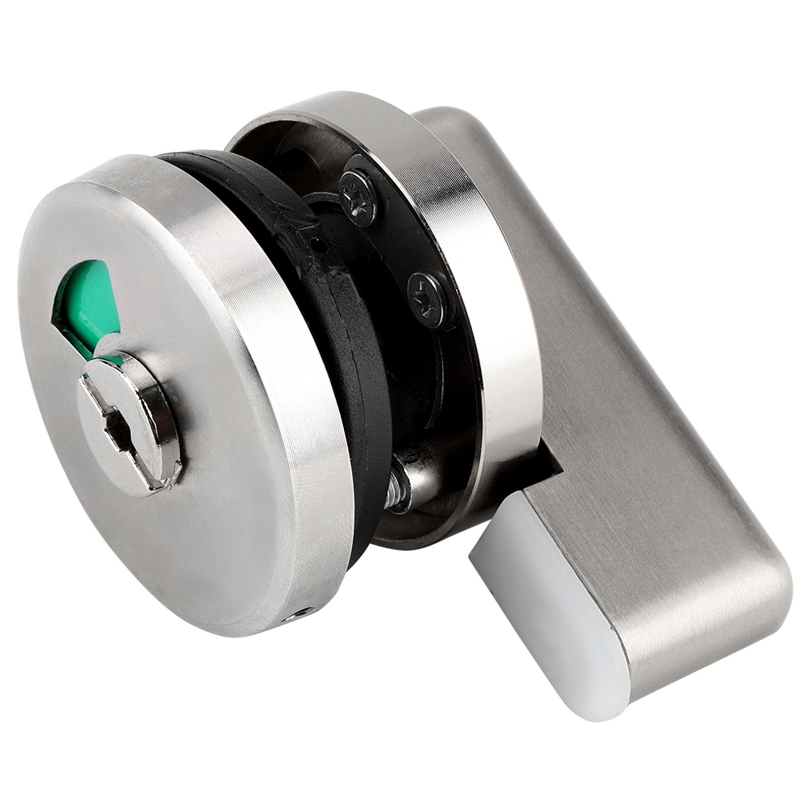 Zinc Alloy Door Lock Bolt Vacant Engaged Privacy Indicator for Toilet Restroom view 3