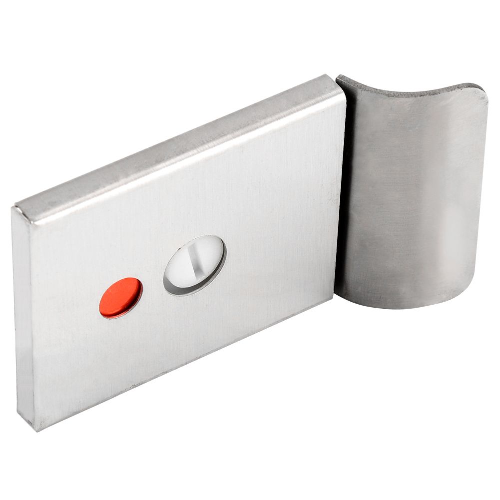 Bathroom Toilet Privacy Bolt Door Lock with Vacant Engaged Indicator and Screw view 5