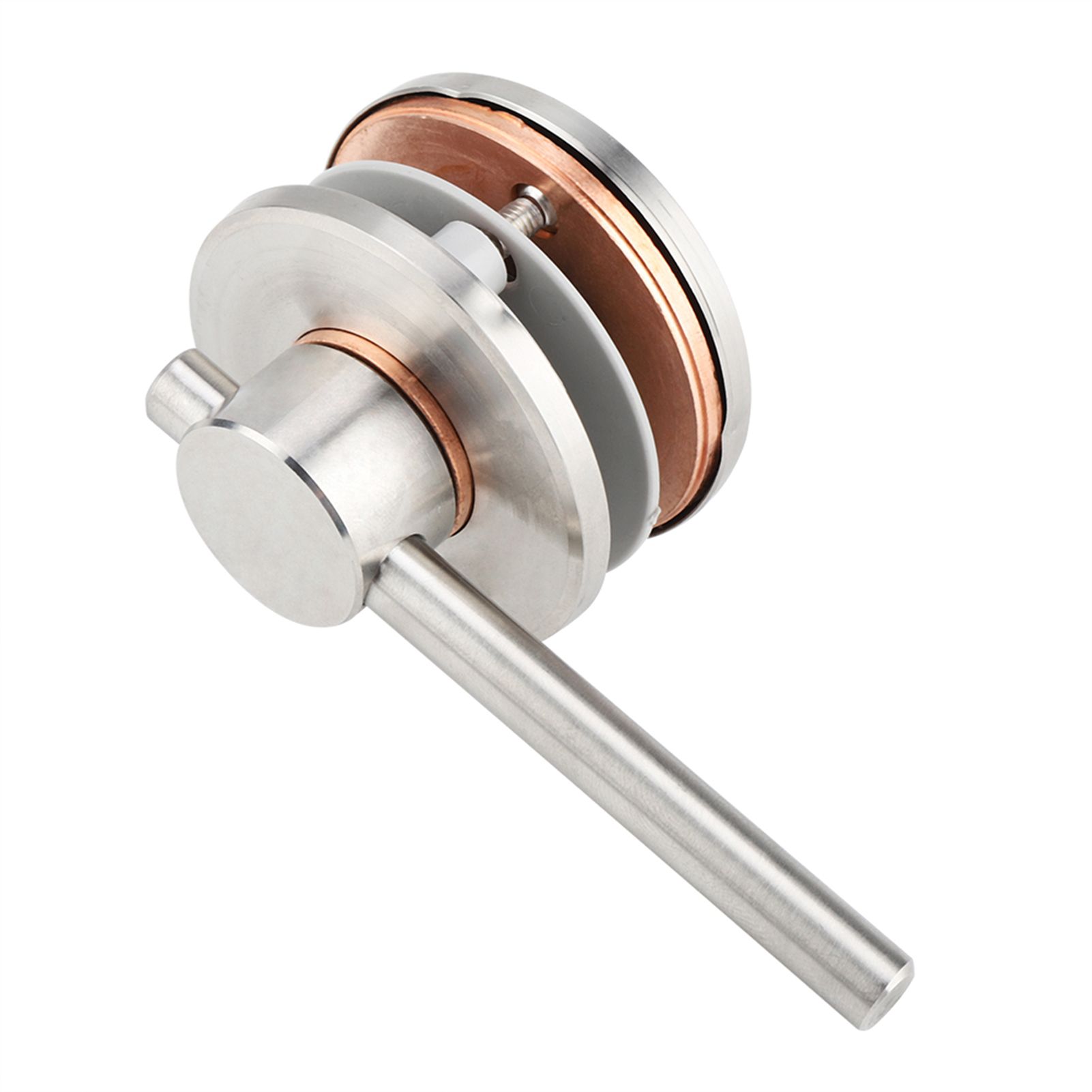 Bathroom Toilet Privacy Door Rotating Bolt Lock Hardware with Vacant Engaged view 5