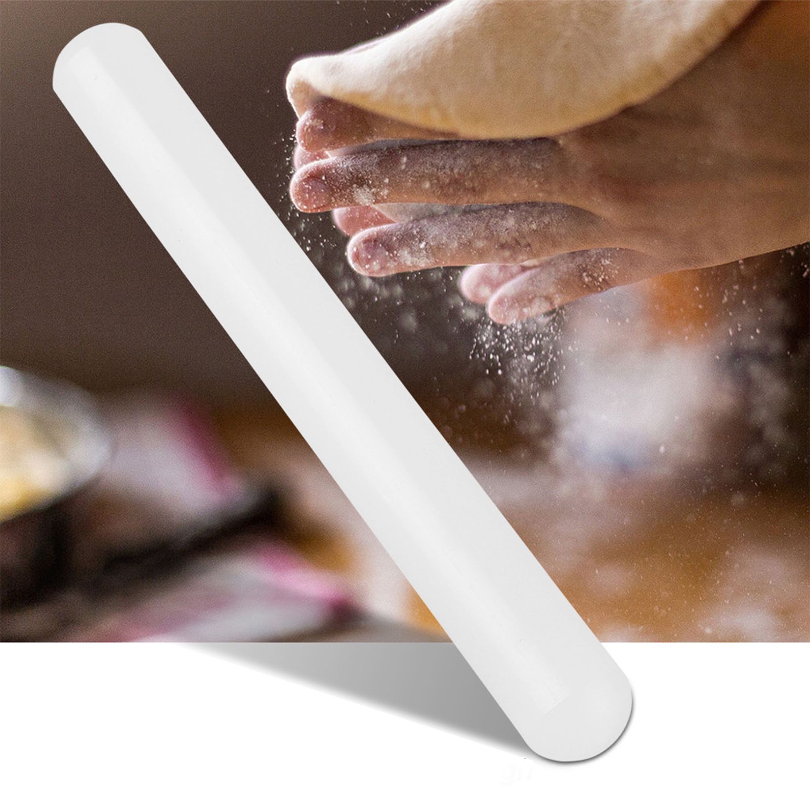 Fondant Rolling Pin Nylon Non Stick Pizza Dough Roller for Cookie Pastry DIY view 12