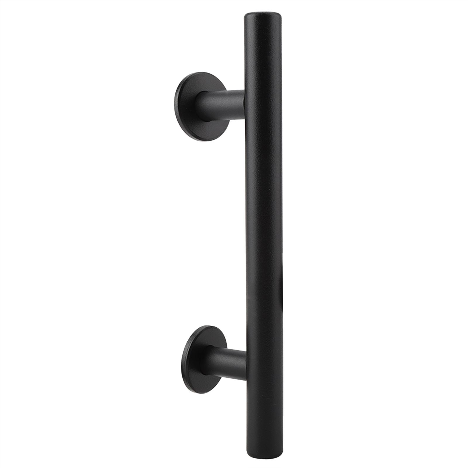 Black Heavy Duty Carbon Steel Sliding Barn Door Closet Pull Handle Wooden Gate view 8