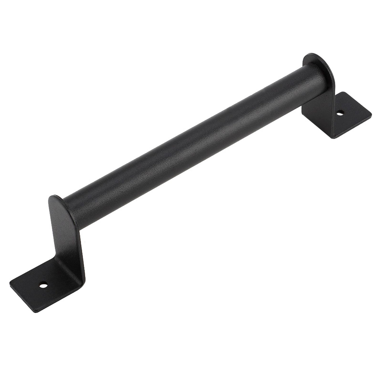 Black Heavy Duty Carbon Steel Pull Handle for Sliding Barn Door Closet Wooden view 4