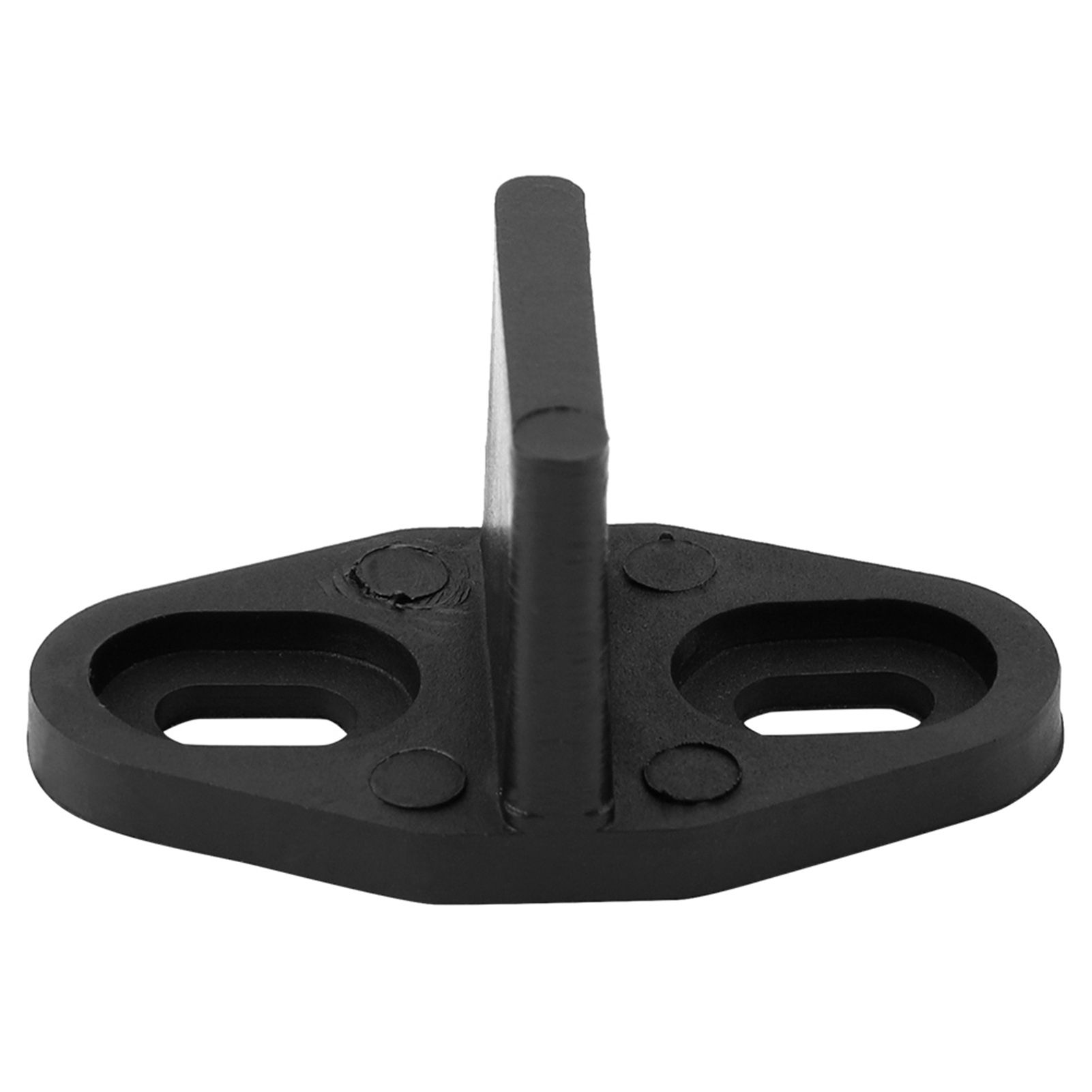 Black Coated Plastic Floor Guide for Sliding Barn Door Bottom Gate Hardware view 5