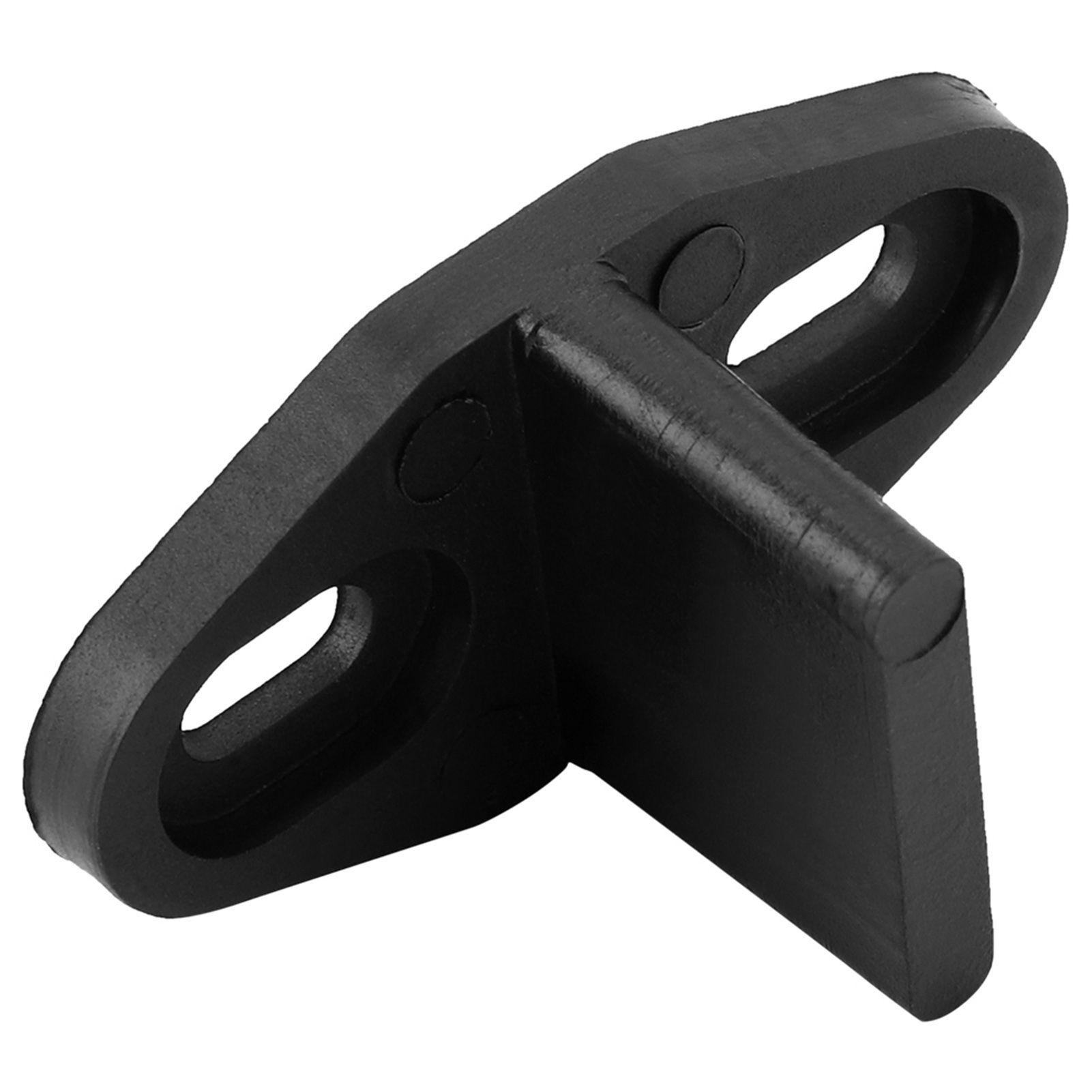 Black Coated Plastic Floor Guide for Sliding Barn Door Bottom Gate Hardware view 6